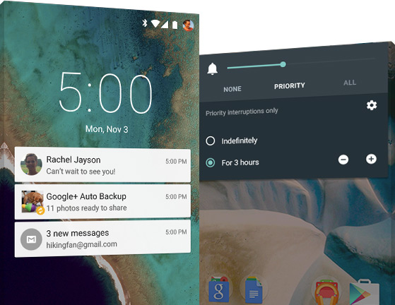 Android Lollipop notifikace - Zprávy ze světa mobilních zařízení