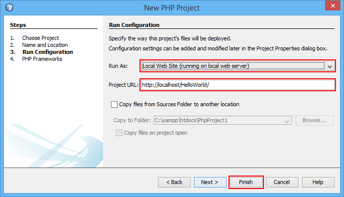 Nastavení lokálního serveru pro PHP projekt v NetBeans - Základní konstrukce jazyka PHP
