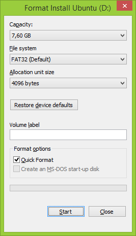 Formát USB flash disku - Základy Linuxu