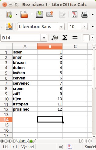 LibreOffice Calc - Základy Linuxu