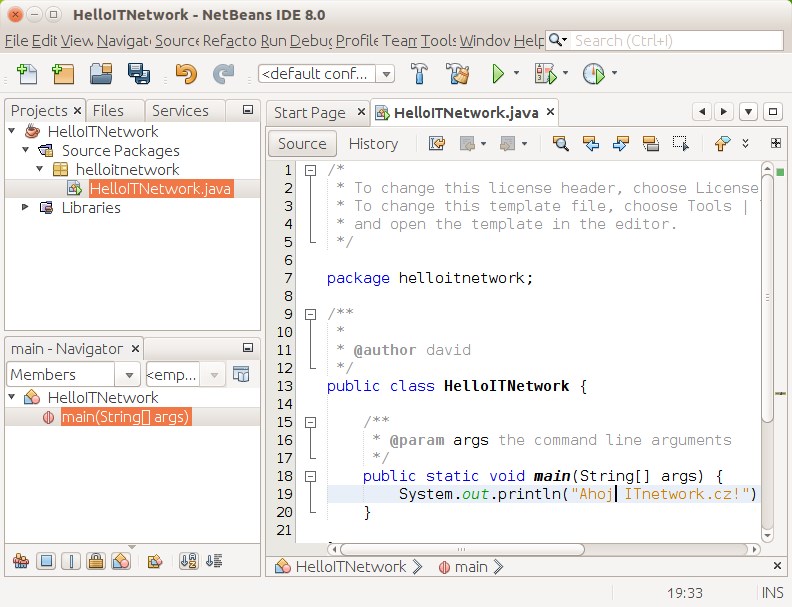NetBeans 8.0 v Ubuntu Linuxu - Základy Linuxu