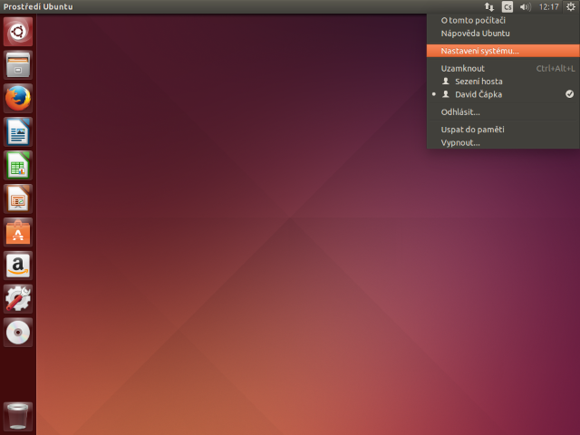 Pracovní plocha v Ubuntu Linuxu - Základy Linuxu