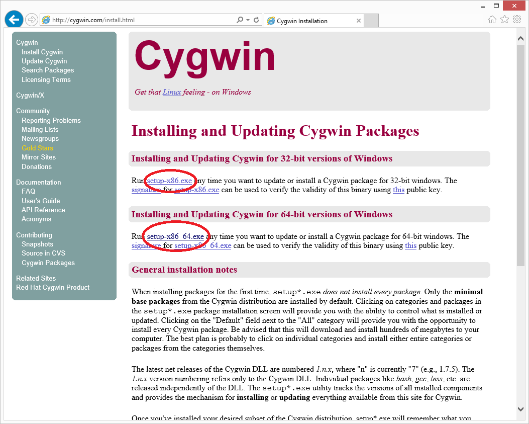 Stažení Cygwin GCC - Základní konstrukce jazyka C